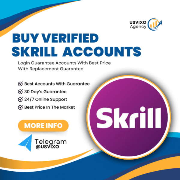 Buy Verified Skrill Accounts
